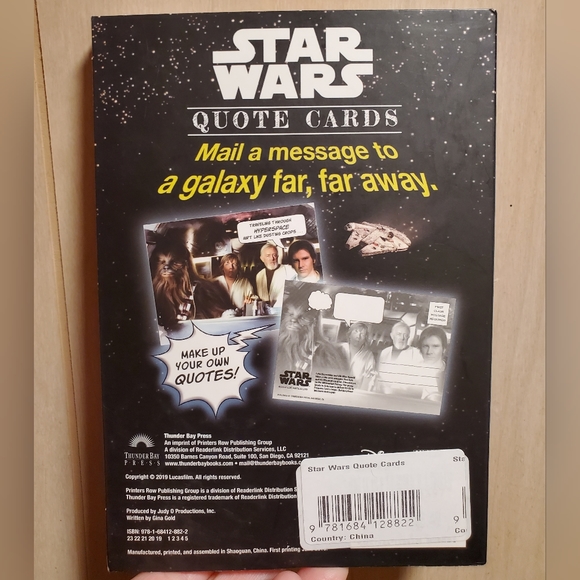 Star Wars Quote Cards and Sticker Book - Picture 2 of 7